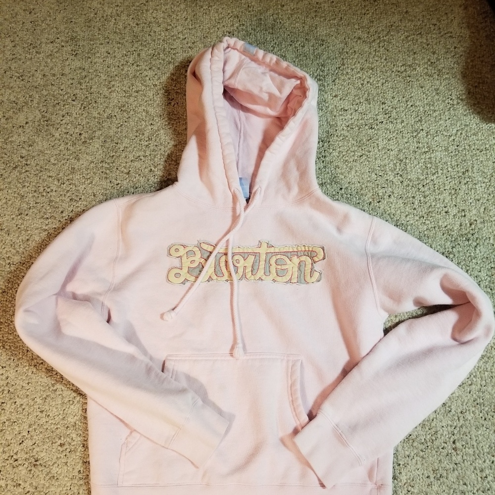 WOMENS PINK BURTON HOODIE SIZE SML